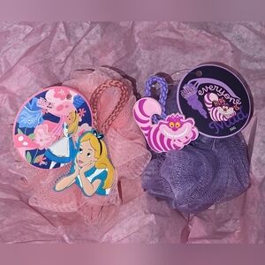 Disney Alice in Wonderland Bath Pouf Set
